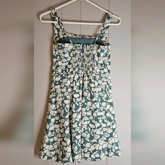 Abercrombie & Fitch Square Neck Green Mini Dress, XS - Picture 4 of 10